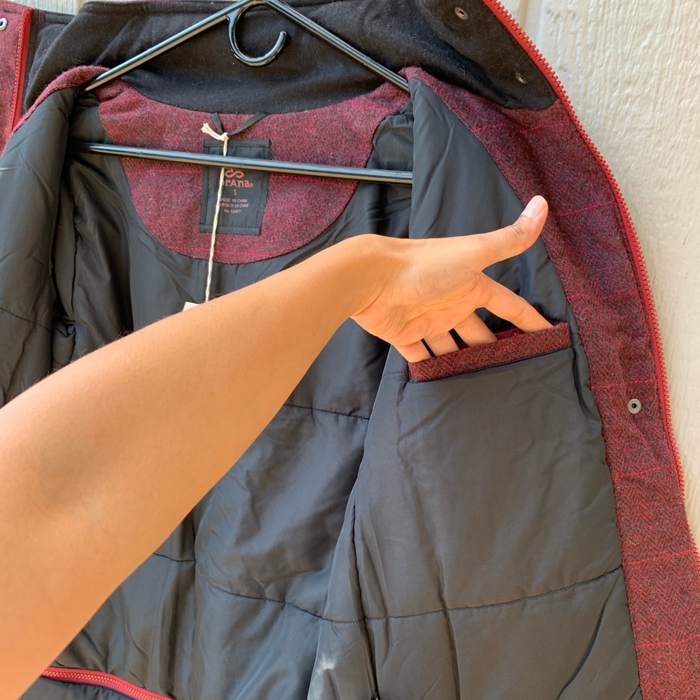 Prana convertible quilted wool Caprise jacket - Picture 10 of 16
